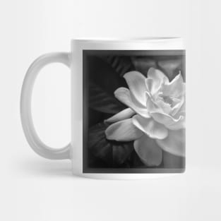 Gardenia in Black and White Mug